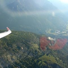 Flugwegposition um 16:48:11: Aufgenommen in der Nähe von Gemeinde Großgmain, 5084, Österreich in 2064 Meter